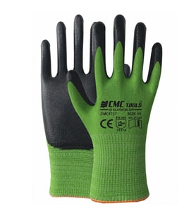CMC 1737 DÜZ PREMIUM ELDİVEN YEŞİL-SİYAH 12 Adet - 1/2