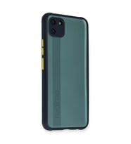 Realme C11 Kılıf Miami Şeffaf Silikon - Lacivert