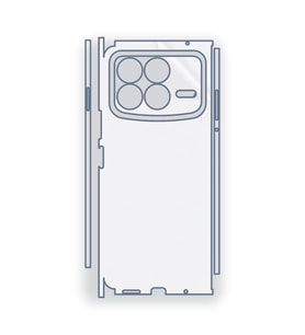 SChitec Xiaomi MIX Fold 4 Uyumlu Fullbody Arka Kaplama Hidrojel Koruyucu Film