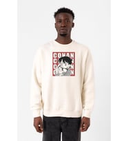Detective Conan Anime Conan Ekru Erkek 2ip Sweatshirt