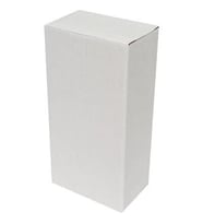 14x8x27cm Tek Oluklu Koli - Beyaz