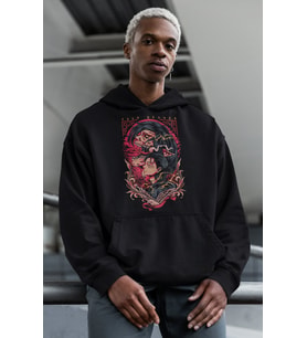 Özel Tasarım Eren Yeager Baskılı Unisex Oversize Attack On Titan Anime Karakter Hoodie