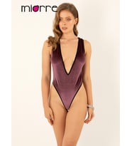 Fantezi Kadife Babydoll (Gül Kurusu)