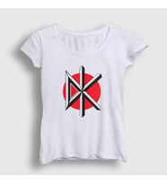 Presmono Kadın Beyaz Logo Müzik Dead Kennedys T-Shirt 491187tt
