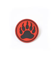 Ayı Tactical Patch  - Askeri Peç (Kırmızı)