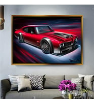Altın Çerçeveli dekoratif tablo l454 (Gold)