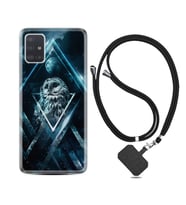 Samsung a71 A72 A73 A7 A9 2018 C7 C9 Kılıf Boyun Askılı Silikon Old Owl 1649