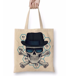 Breaking Bad Skull Bez Çanta Uzun Saplı