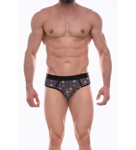 Mulvxbrf Brf02  Erkek Desenli Jockstrap Çamaşır (Mulvix)
