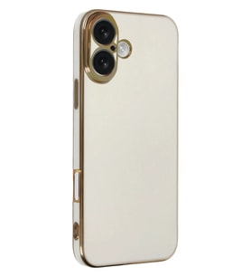 Newface Apple iPhone 16 Kılıf Volet Silikon - Beyaz