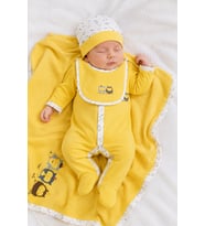 Unisex Yenidoğan Hastane Çıkışı 4lü Set 14047