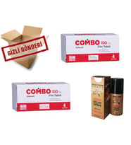 2adet+Combo 100mg 4lu orjınal urun+delay sprey hedıyesıdır