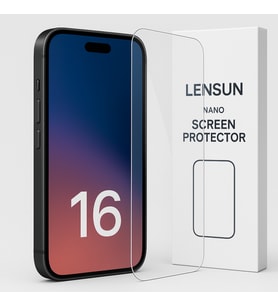 Lensun Nano Apple Uyumlu iPhone 16 Pro Ekran Koruyucu