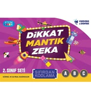 Dikkat Mantık Zeka Sıfırdan Kodlama-2.Sınıf (3 Kitap)