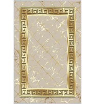 Eliana Home Baskılı, Yıkanabilir Kaymaz Taban Salon Halısı LNA0326-SM37 100x150 cm (Bej)