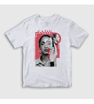 Presmono Unisex Çocuk Beyaz Angel Müzik Sade T-Shirt 552773tt