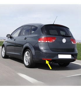 Seat Altea XL 2008-2015 Sol Arka Tampon Reflektörü Kedi Gözü 5P8945105