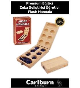 Premium Eğitici Zeka Geliştirici Öğretici Eğlence Aile Etkinlik Ahşap Flash Mangala Kutu Oyunu