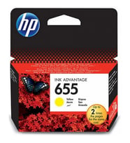 HP 655 SARI RENKLİ KARTUŞ ORJİNAL HP CZ112A
