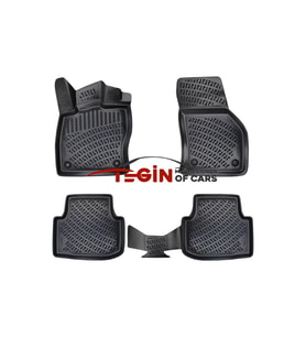 Seat Leon Manuel Vites 3D Havuzlu Paspas 2023 Siyah