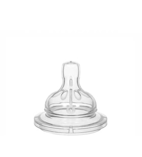 Wee Baby Silikon Biberon Emziği Geniş Ağızlı No:1 (Askılı) (Wee 828) Bebek