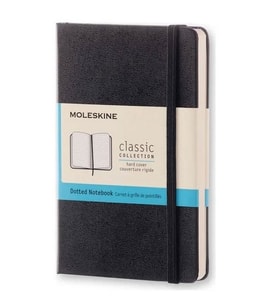 Moleskine Sert Kapak Defter Siyah (Noktalı - 13x21)