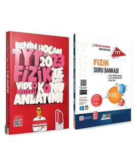 Benim Hocam 2023 TYT Fizik Video Destekli Konu ve Hız Renk Soru Bankası Seti 2 Kitap