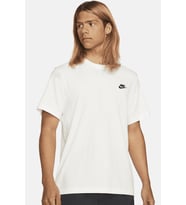 Nike Sportswear Cotton Unisex Short Sleeve Tee Unisex Tişört Kırık Beyaz
