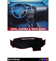 Opel Zafira A 1999-2003 3d Torpido Koruma Kılıfı - Ön Göğüs Kaplama - Kırmızı Şerit