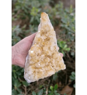 Doğal Sitrin Kristali Dekoratif Büyük Parça 2 Kilo 115 Gram