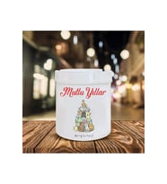 Yılbaşı Noel Temalı Baskılı Seramik Şık Küllük