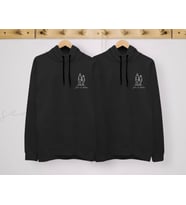 BK Gift Kişiye Özel Sevgililer İsimli İkili Siyah Sweatshirt Seti, Sevgililer Hediye, Çift Hediyesi, Yıl Dönümü Hediyesi, Kişiye Özel Sweatshirt (Model 1)