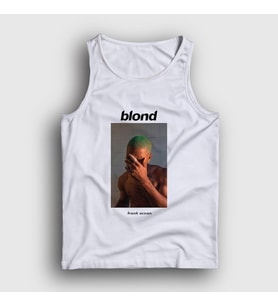 Presmono Unisex Beyaz Blond Müzik Frank Ocean Atlet 507098tt