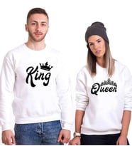 Tshirthane King Taç Queen Taç Sevgili Kombinleri Sweatshirt Kombini (Tek Ürün Fiyatıdır.)