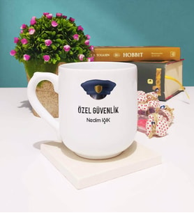 Özel Güvenlik Tasarımlı Kişiye Özel Güvenlik Kupa Bardak