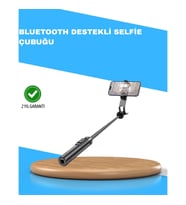 Uzaktan Kumandalı Bluetooth Selfie Çubuğu– Işıklı, 130 cm Ayarlanabilir