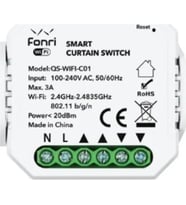Fonri Wf3-El3-0201-11 Wıfı Kablosuz Cp03 Akıllı Perde Panjur Anahtar