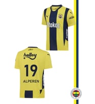 Fenerbahçe Orijinal Unisex Kişiye Özel Forma 2024 Yeni Sezon Sarı Lacivert Forma (Sarı-Lacivert)