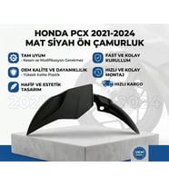 Honda PCX 125 Ön Çamurluk Mat Siyah (2021-2024) A Kalite Plastik