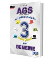 Altı Şapka Yayınları MEB-AGS Altı Şapka 3 Çözümlü Deneme