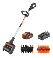 WORX WG441E 20Volt 4.0Ah. Li-ion Tek Akülü 165MM Profesyonel Çok Amaçlı Şarjlı Zemin Fırçası