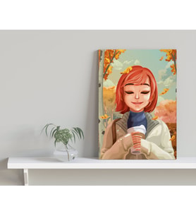 BK Home Coffee Tasarımlı Kanvas Tablo-1
