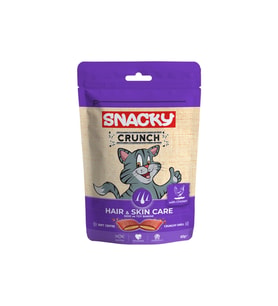 Snacky Kedi Crunch Ödül Mama -hair-skin Deri ve Tüy Sağlığı Tavuklu 60 Gr.
