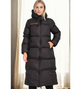 Dewberry Kadın %100 Polyester Şişme Kaban Siyah Z9756 Günlük Dış Giyim, Katmanlı Kombin, Şehir ve Ofis Stili