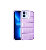 Apple iPhone 12 Uyumlu Kılıf Kamera Korumalı Airbagli Renkli Zore Seksek Kapak (Mor)