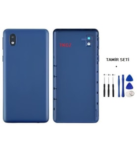 Samsung Galaxy A01 CORE - SM-A013 FULL Kasa Arka Kapak Takım MAVİ - TAMİR SETİ