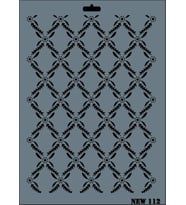 Rich New Seri N-112 Stencil 35x25 cm