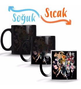 Nanatsu No Taizai Seven Deadly Sins All Characters Sihirli Kupa Bardak Porselen