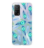 PrintiFy Xiaomi Mi 10T Pro ile Uyumlu 1mm Slim Fit Nazar Boncuğu 3 Baskılı Şeffaf  Kılıf