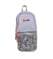 Kaukko Junior Bag Bright Kalem Çantası Taşlı Gri K2557